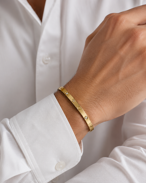 The Lumina Signature Stone Unisex Kada