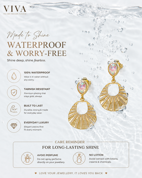 Aurora Radiance Drop Earrings