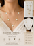 Signature White Clover Range Anti Tarnish 18k gold plated necklace