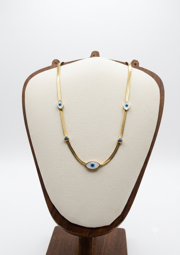 Aura Evil Eye 🧿 Premium PVD Plating Necklace