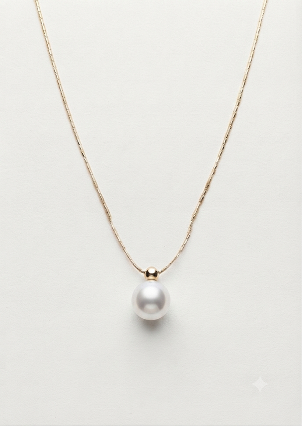 Minimal Pearl Dainty Gold Plated Necklace