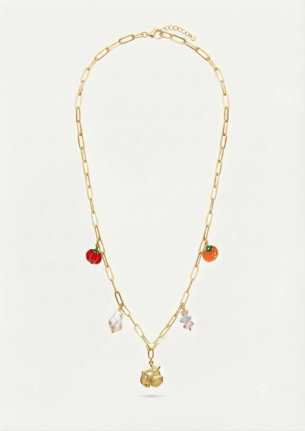 Sea Treasure Premium Charms Necklace