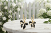 Nocturnal Bow & Pearl Drop Earring
