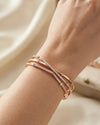 The Lumina Tri-Band Crossover Bangle
