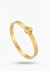 Single Gold Clover Statement Bracelet