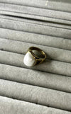 Classic Lustre Pearl Signet Ring