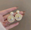 The Monarch Pearl Bee Earrings