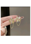 Luna Blossom Chain Earrings