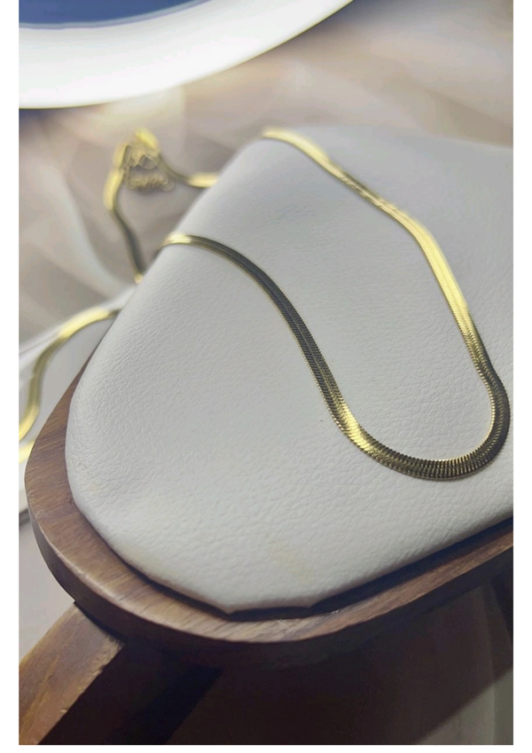 Premium 18k Gold Plated Snake Chain