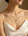 Royal Mother of Pearl Floral anti-tarnish Necklace