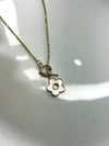 Royal Mother of Pearl Floral anti-tarnish Necklace