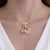 Fluttering Aurora Charm Luxurious 18k Gold Plated Necklace