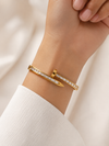 Radiant Crystal Studded Nail Bracelet