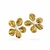 VIVA Pearl Floral Statement Earrings