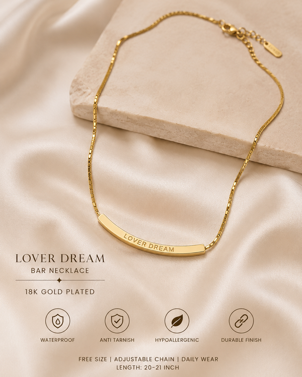Lover Dream PVD Plating Daily Wear Necklace High End Quality