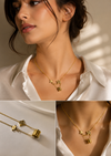 Luxe Heritage Monogram Charm Necklace