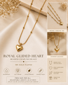 Royal Glided Heart 18k Gold Plated Most Trending Necklace