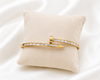 Radiant Crystal Studded Nail Bracelet