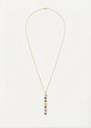 Rainbow Quatrefoil Drop Lux Necklace
