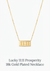 Lucky 11:11 Prosperity 18k Gold Plated Necklace