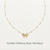 Golden Whimsy Bow Gold Plated Necklace 🎀