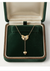 Signature Bow &Little Love Heart Necklace