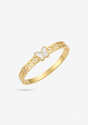 Lumina Filigree Gold Plated Bangle