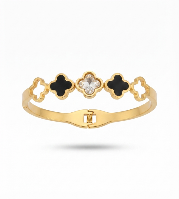The Midnight Bloom Floral Bracelet