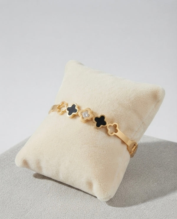 The Midnight Bloom Floral Bracelet