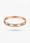 Prism Gemstone Statement Rose Gold Bracelet
