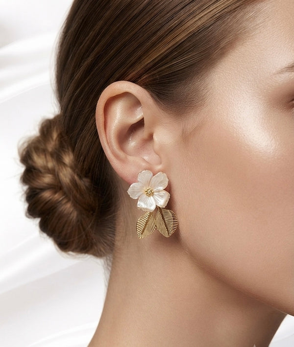Blossom Grace Premium Drop Earrings