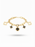 Black & Bold Lux Charm Chain Bracelet