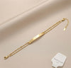 Lux Cartier Bar Sleek Chain Bracelet