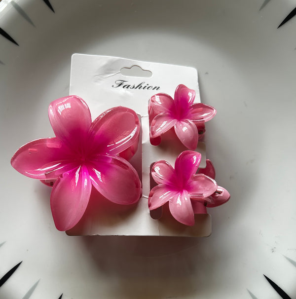 Flower Hair Clip – 3 in 1 Combo
