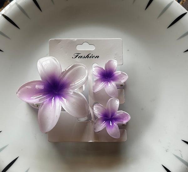 Flower Hair Clip – 3 in 1 Combo