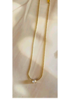 Premium Solitaire Gold Plated Necklace